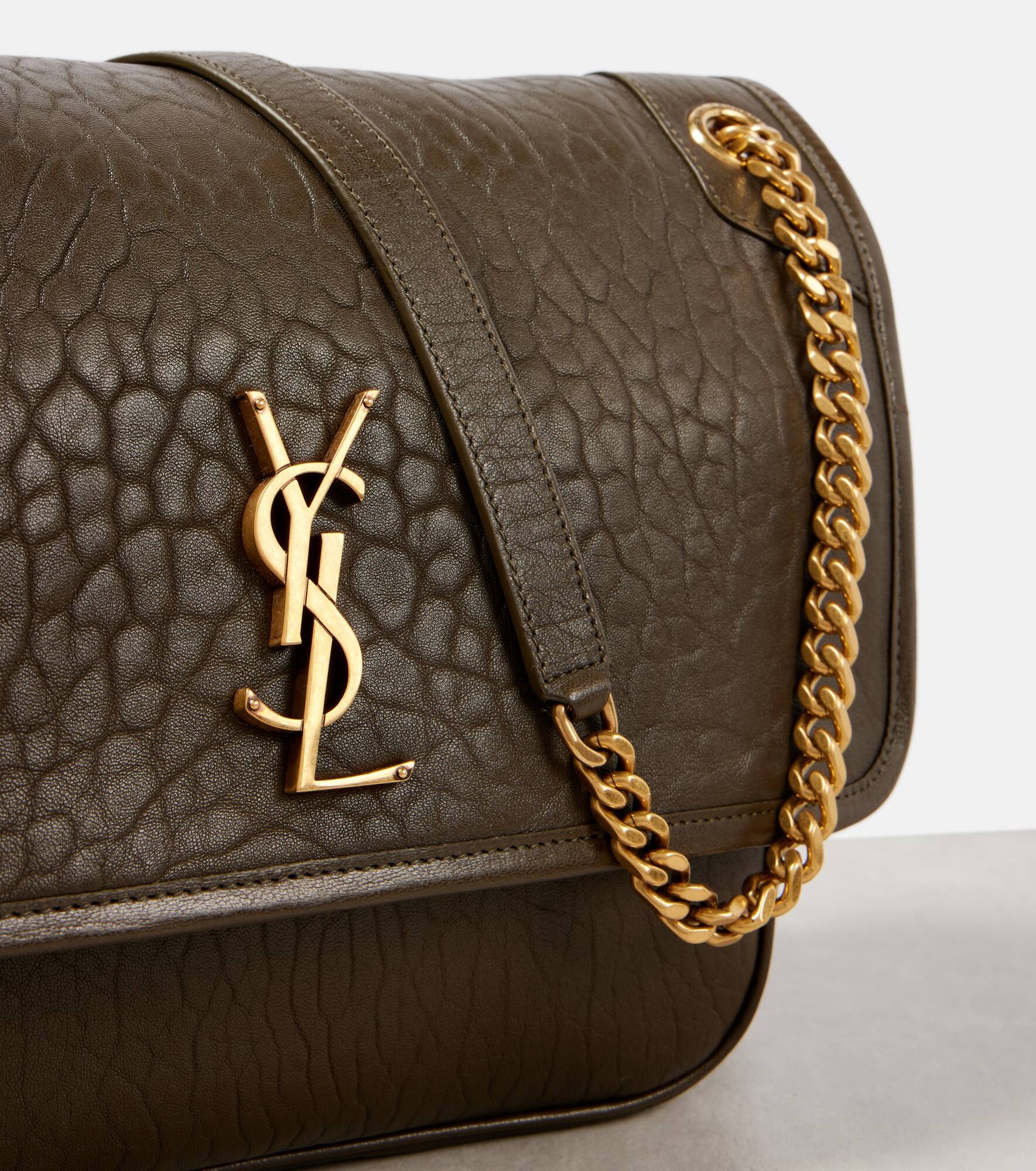 Niki Large leather shoulder bag - 7