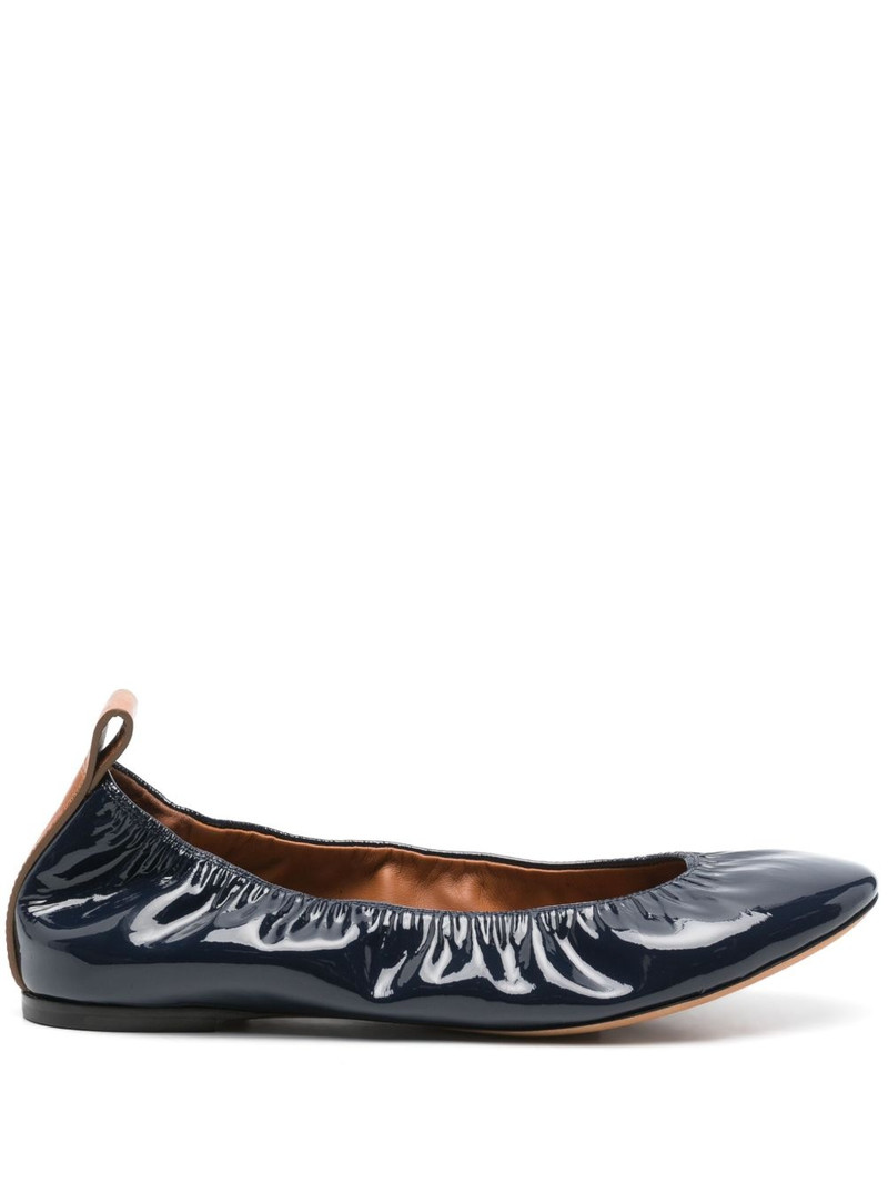 The leather ballerina flat 1