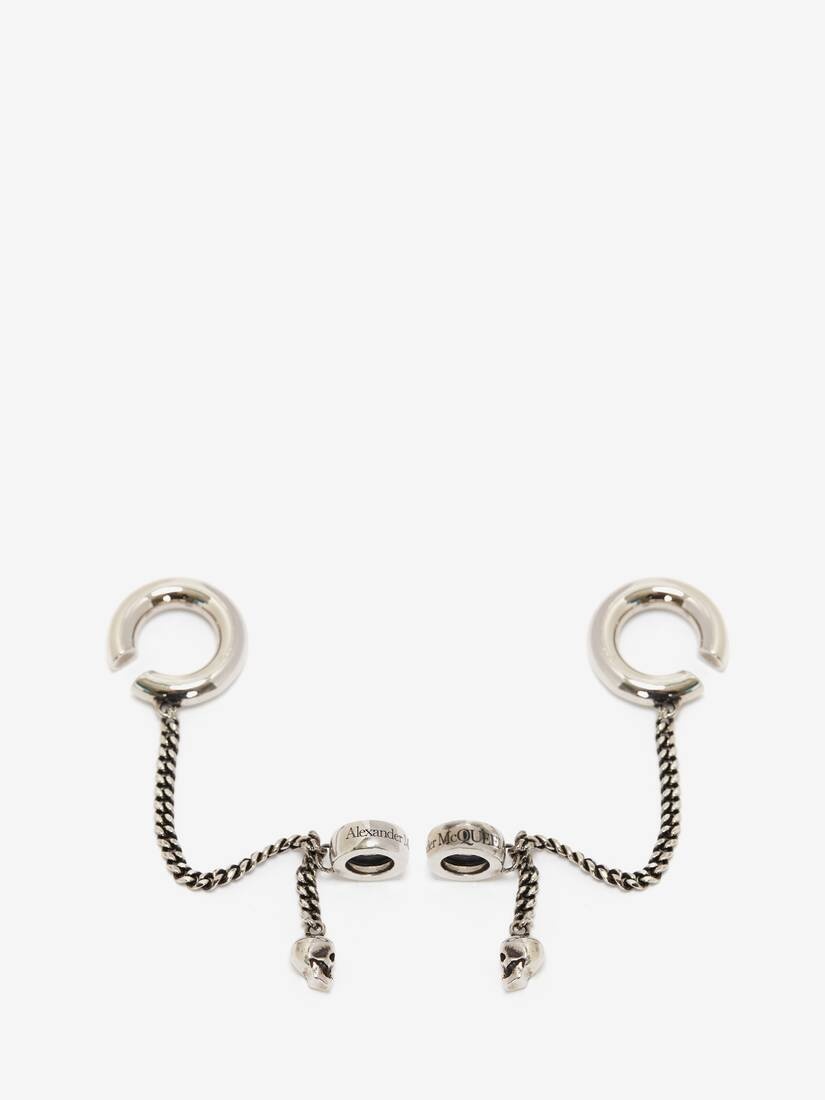 Men's Airpods Chain in Antique Silver - 1