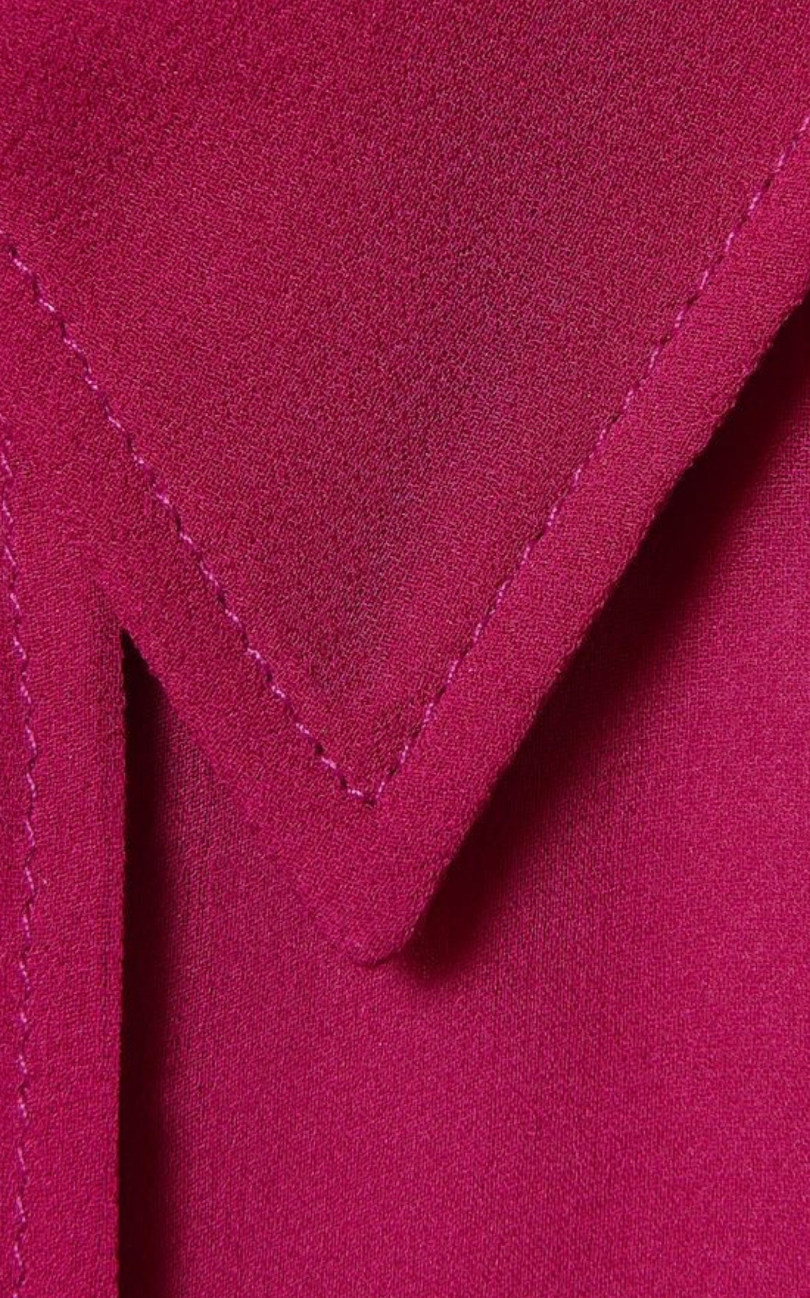 Gucci Fuchsia Silk Maxi Shirt Dress - 7