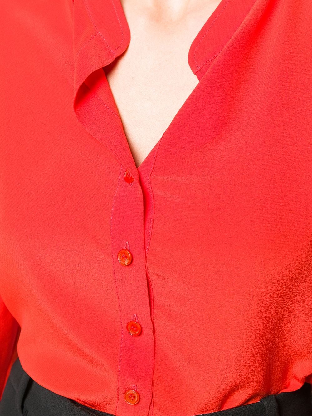 long-sleeve button-down blouse - 5