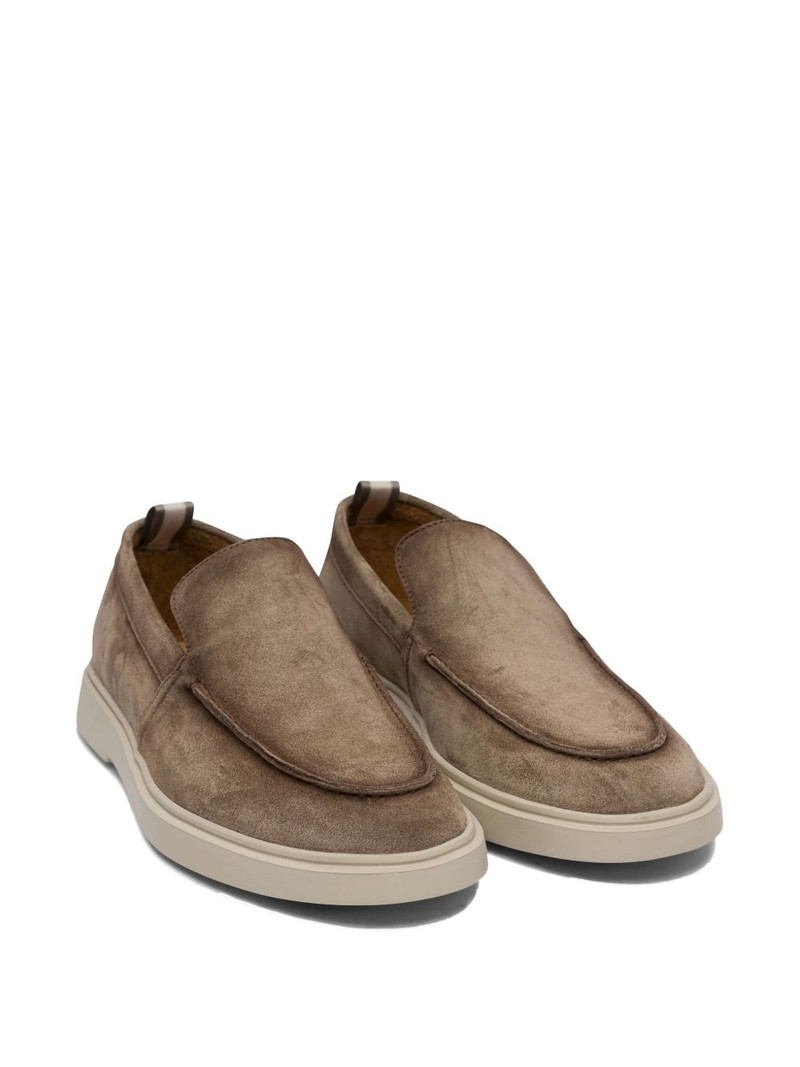OFFICINE CREATIVE suede loafers outlook