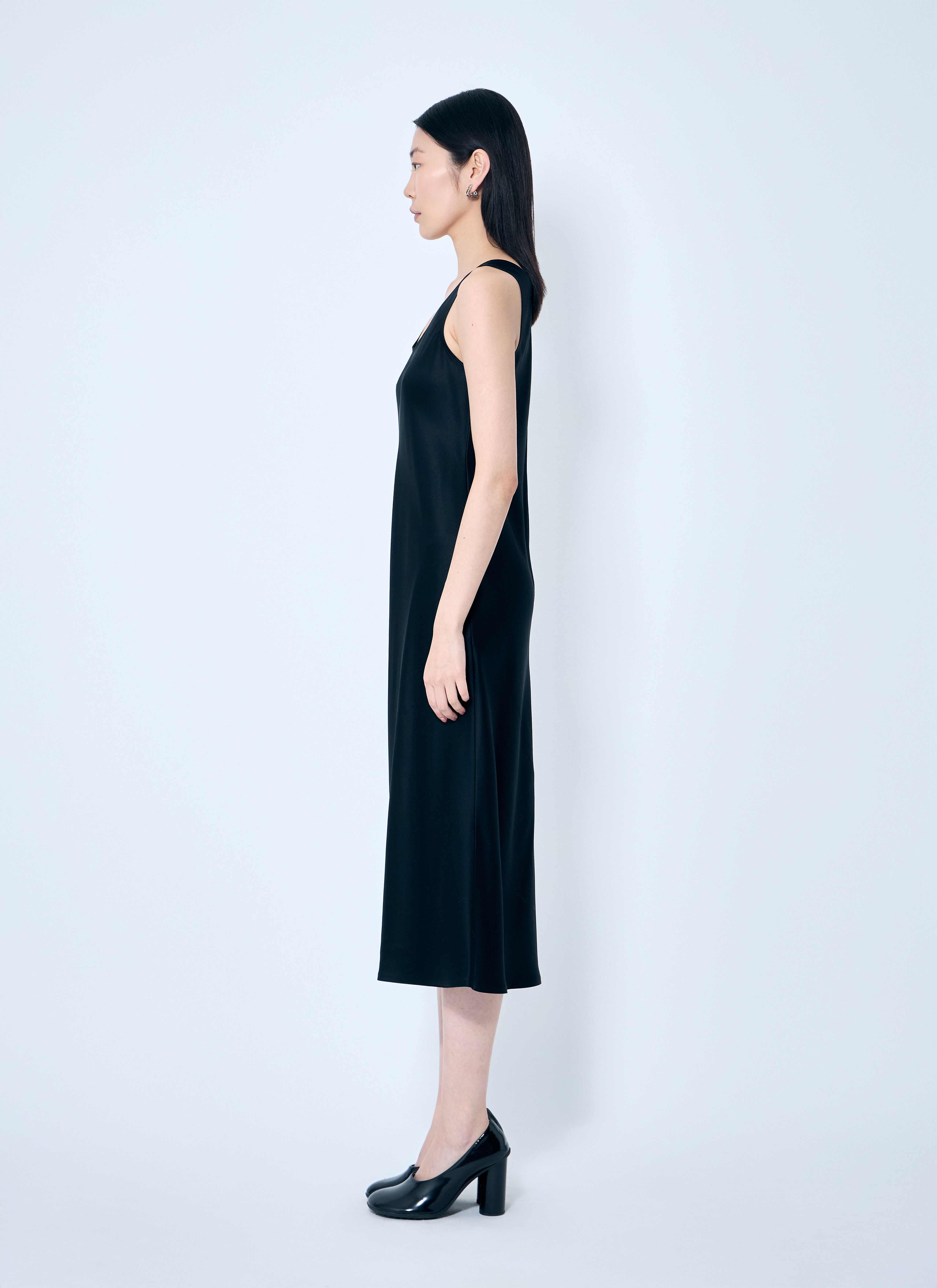 Silk Midi Dress - 3