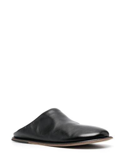 Marsèll round-toe leather mules outlook