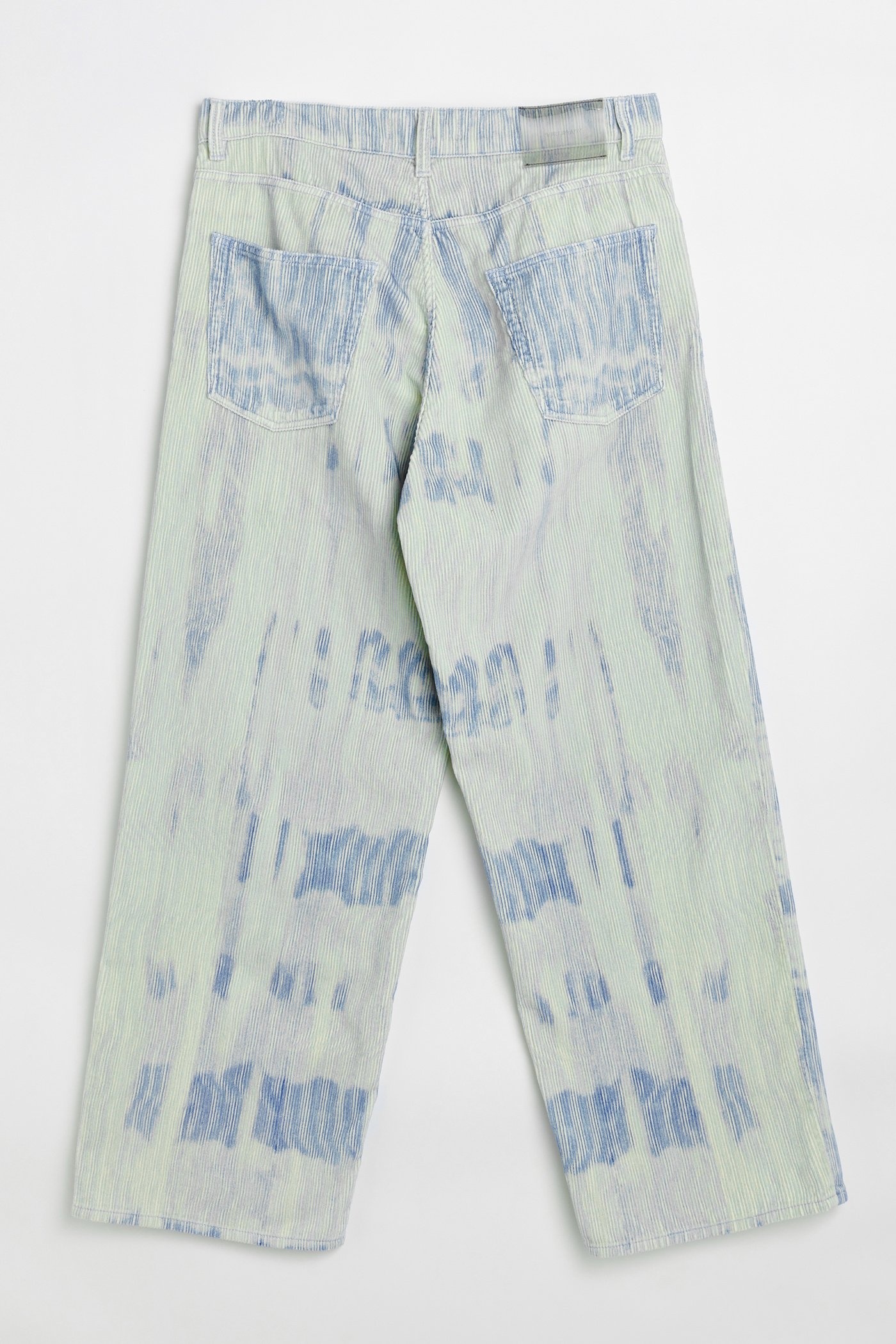 Vast Cut Blue Brush Stroke Print - 9