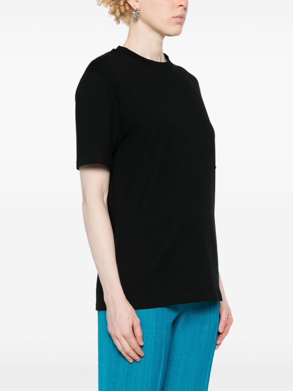 logo-print cotton T-shirt - 3