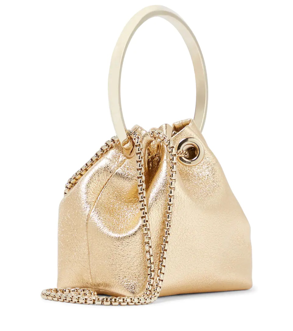 Bon Bon Micro leather bucket bag - 4