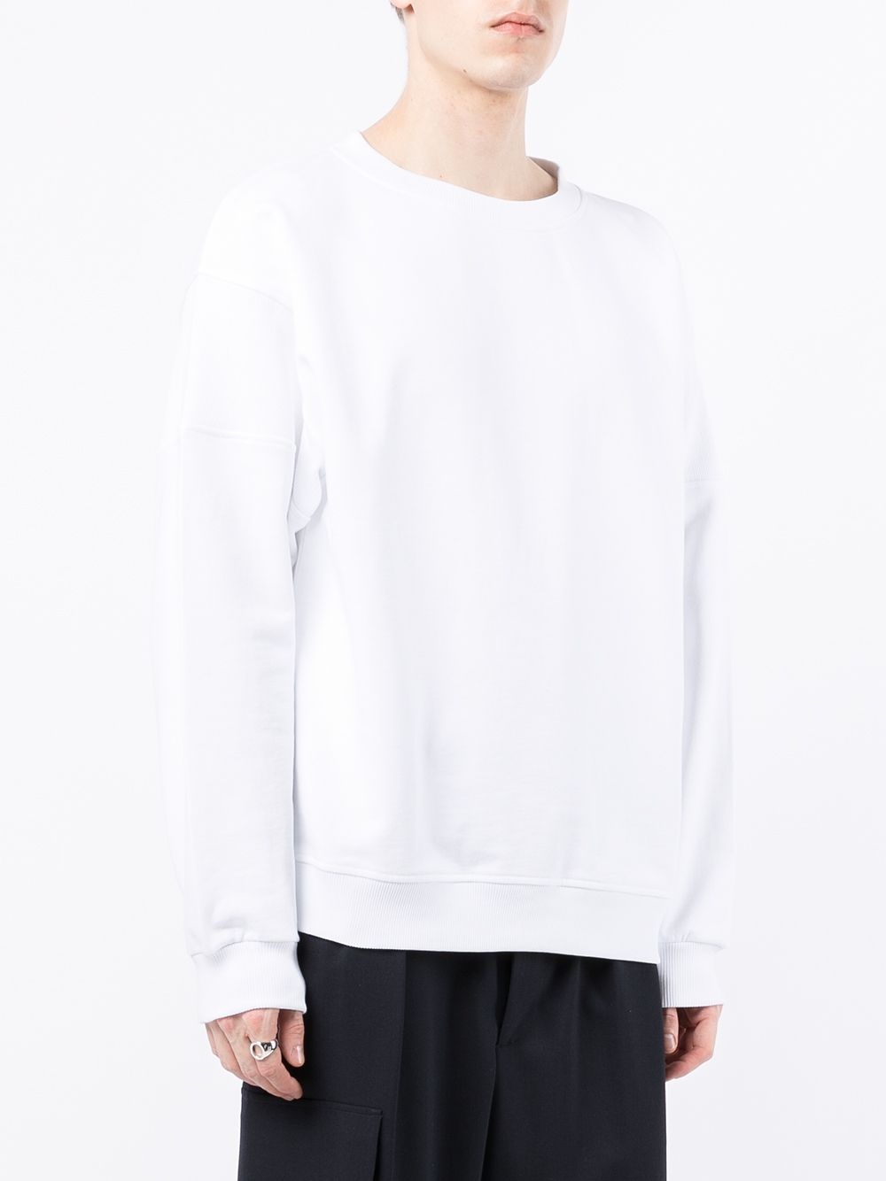 logo-patch sweatshirt - 3