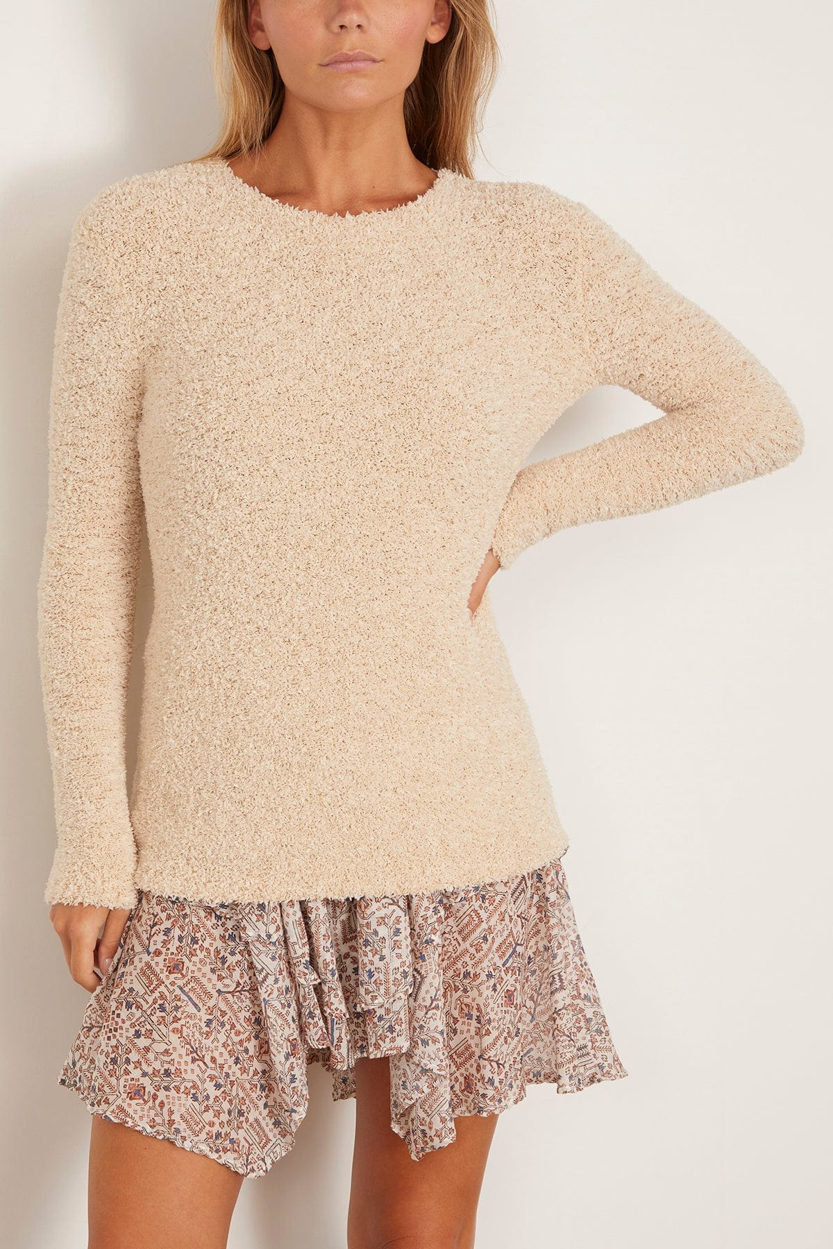 Bethany Pullover in Ecru - 3