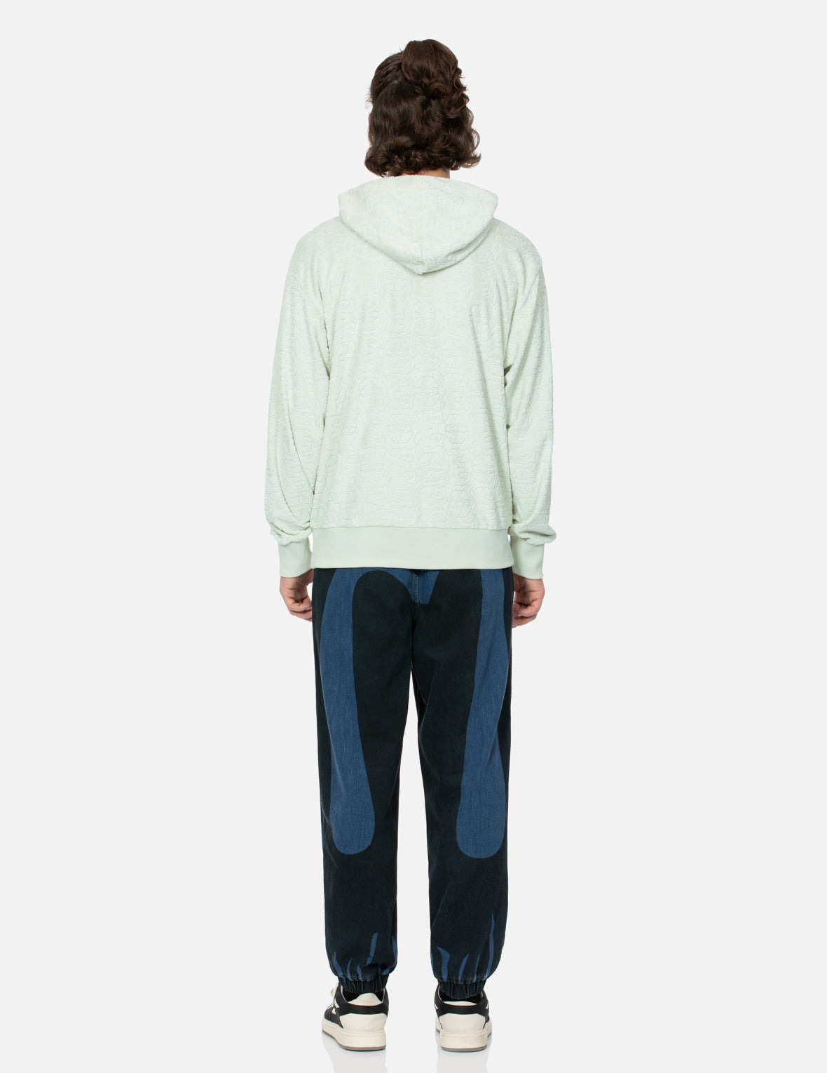 OVERDYE DAICOCK WIDE-LEG DENIM JOGGERS - 5