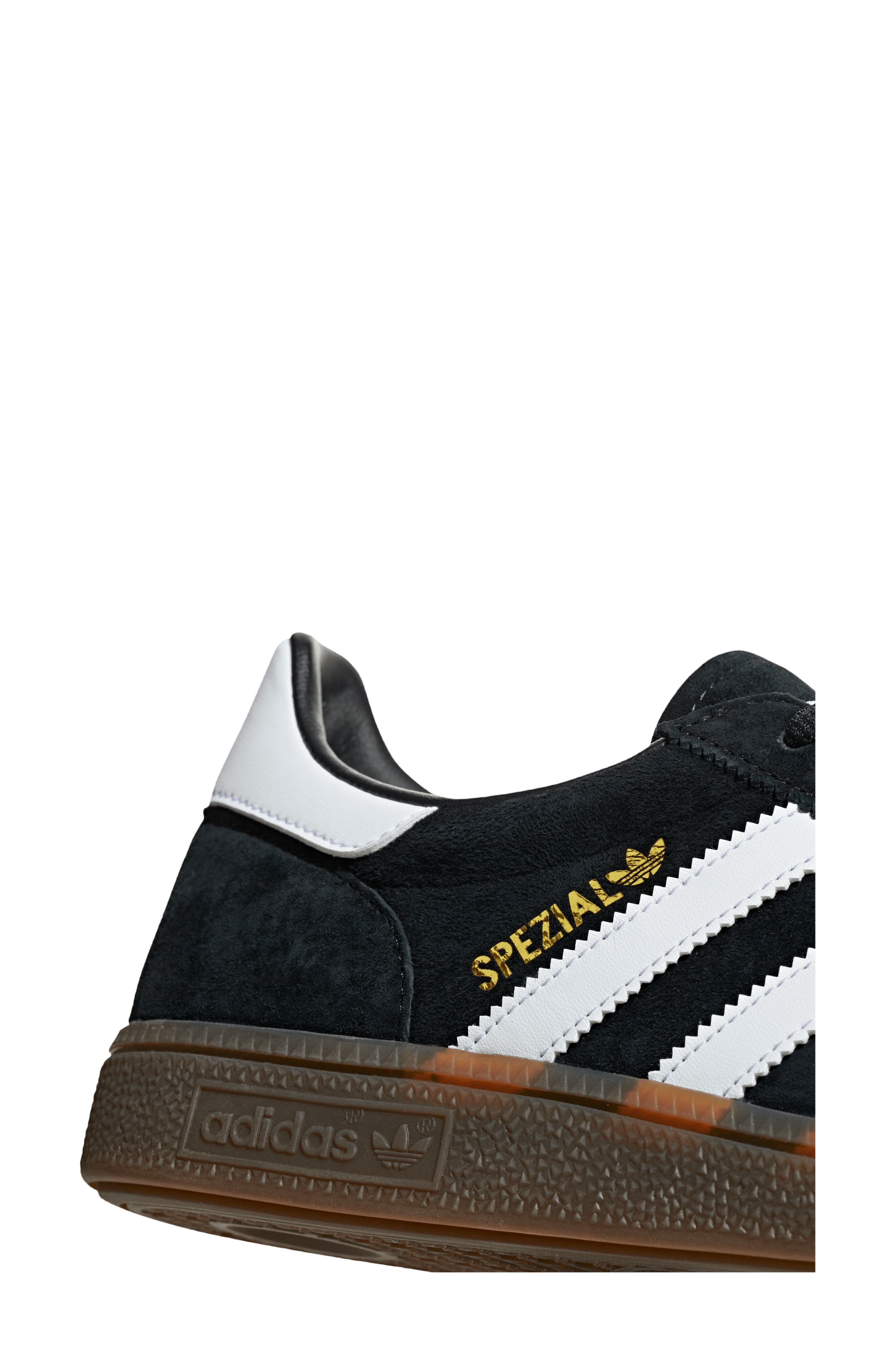 adidas Gender Inclusive Handball Spezial Sneaker in Black/white/gum at Nordstrom - 8