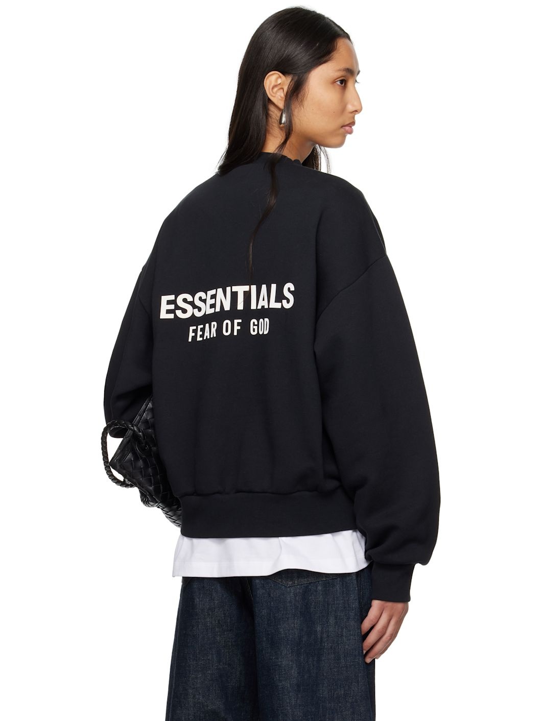 Black Classic Crewneck Sweatshirt - 3