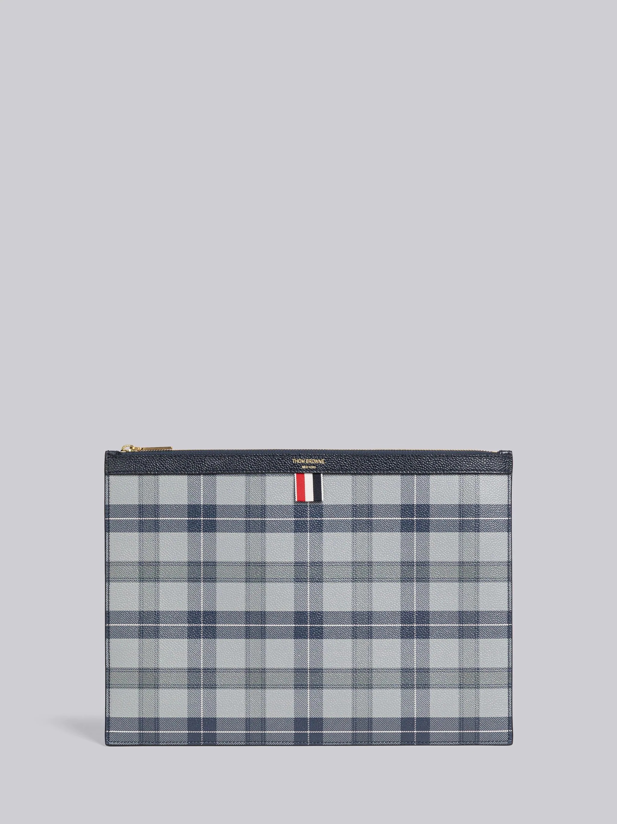 Tartan Pebble Grain Leather Medium Document Holder - 1