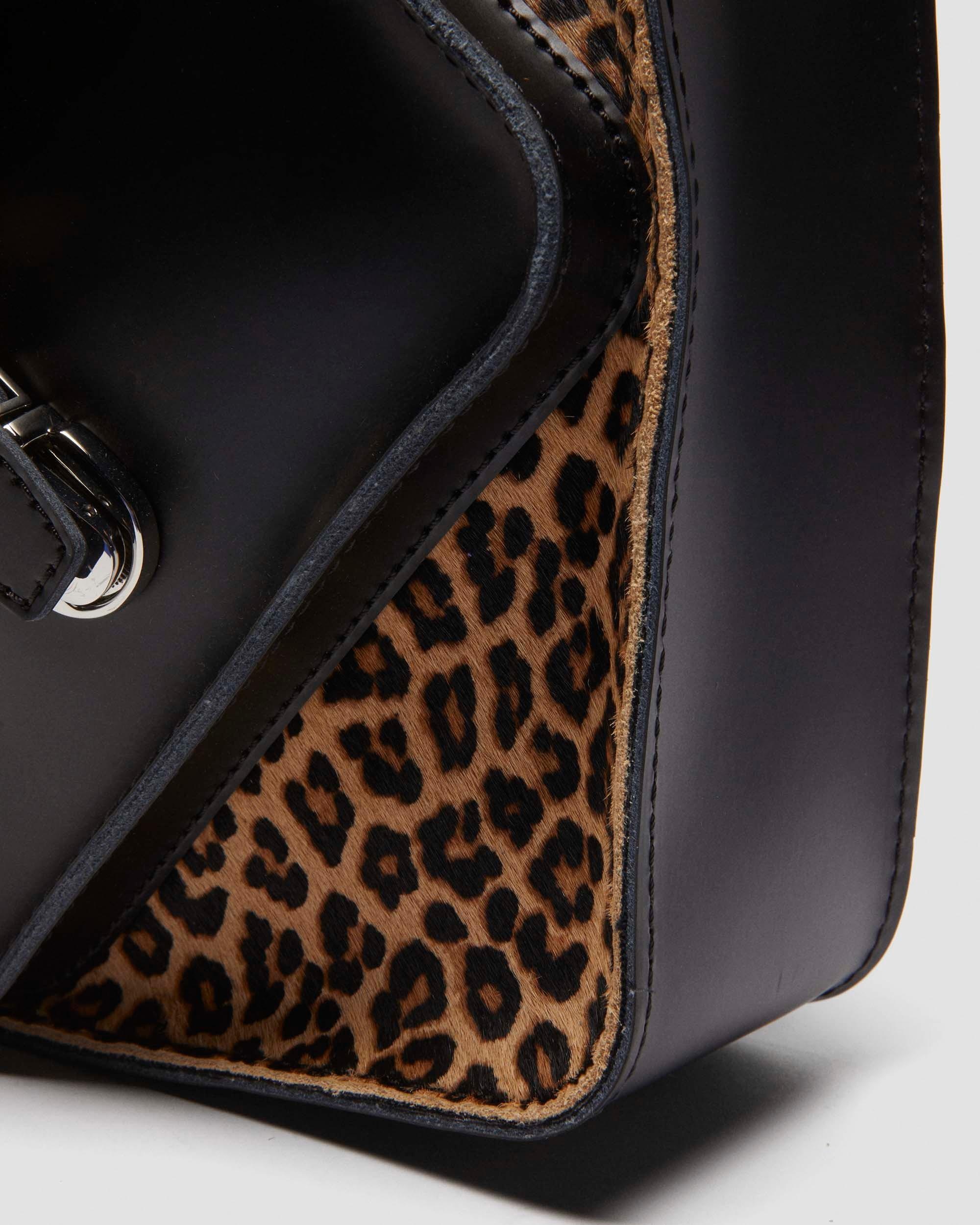 Heart Bag Leopard Kiev Leather Backpack - 11