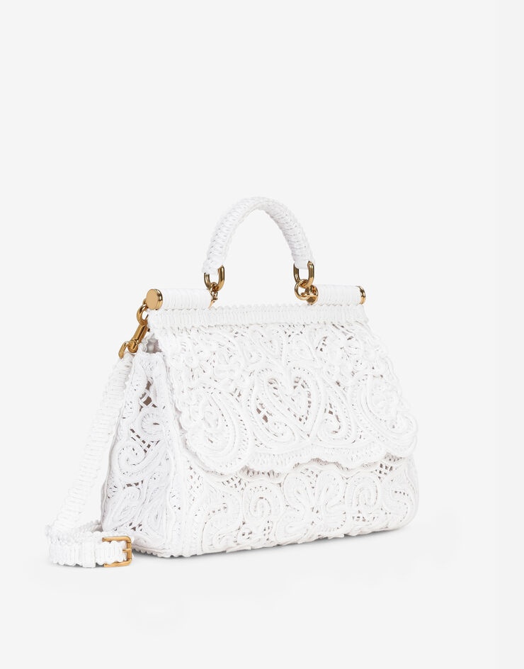 Medium cordonetto lace Sicily Bag - 3