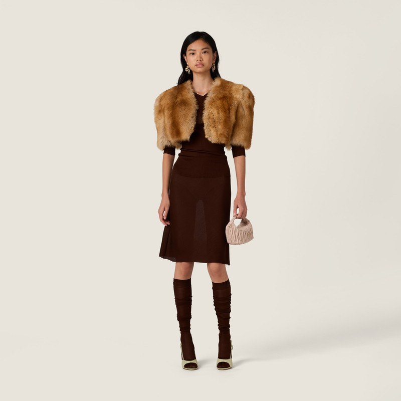 Miu Miu Silk mid-length skirts outlook