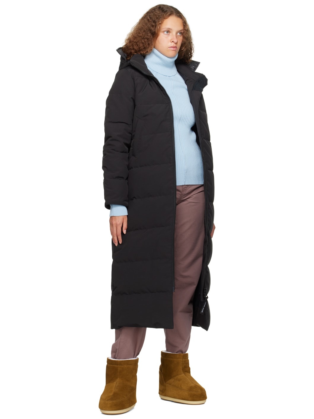 Black Mystique Down Jacket - 5