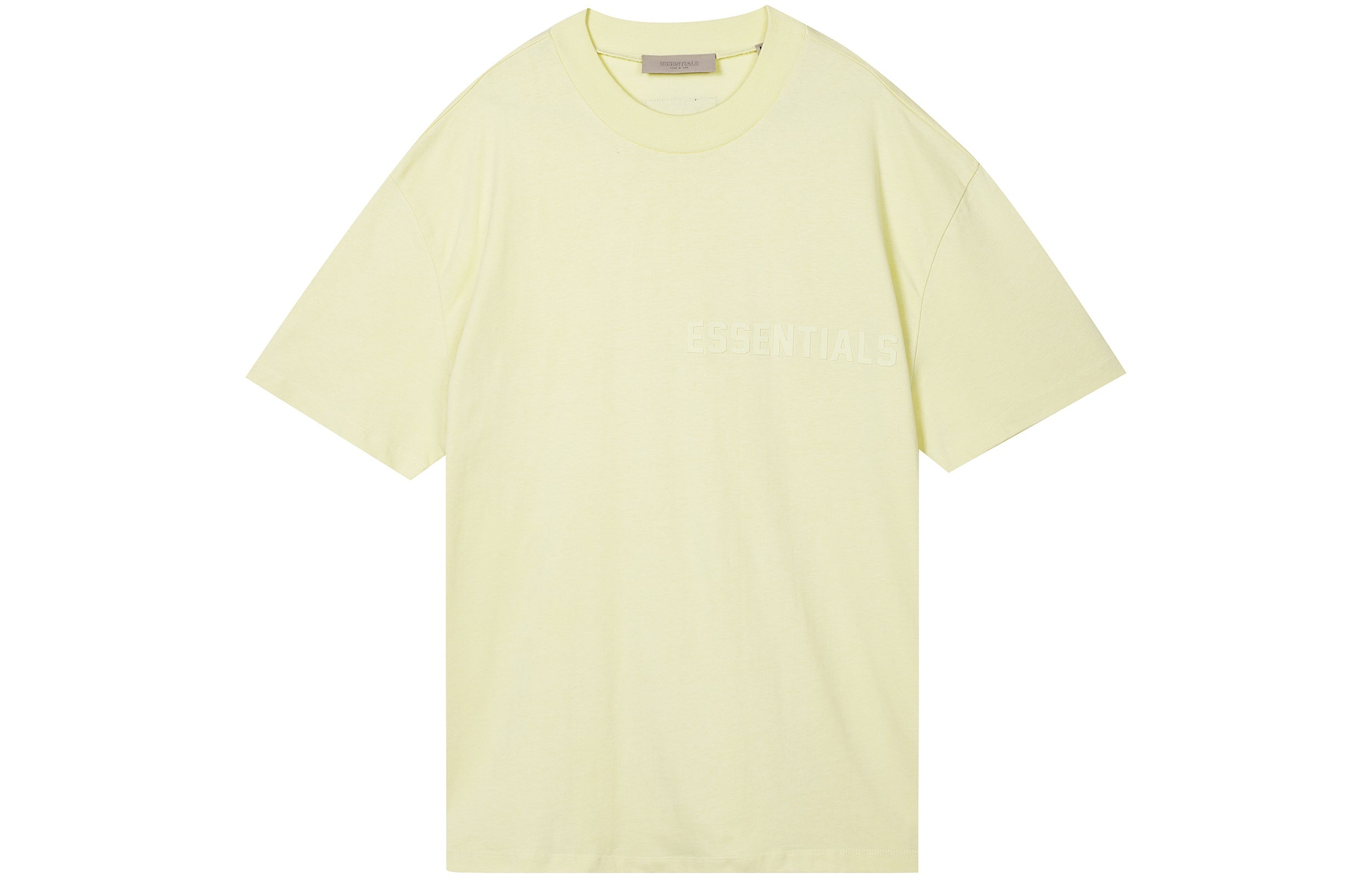 Fear of God Essentials FW22 Short Sleeve Tee Canary FOG-FW22-373 - 2