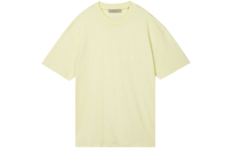 ESSENTIALS Fear of God Essentials FW22 Short Sleeve Tee Canary FOG-FW22-373 outlook