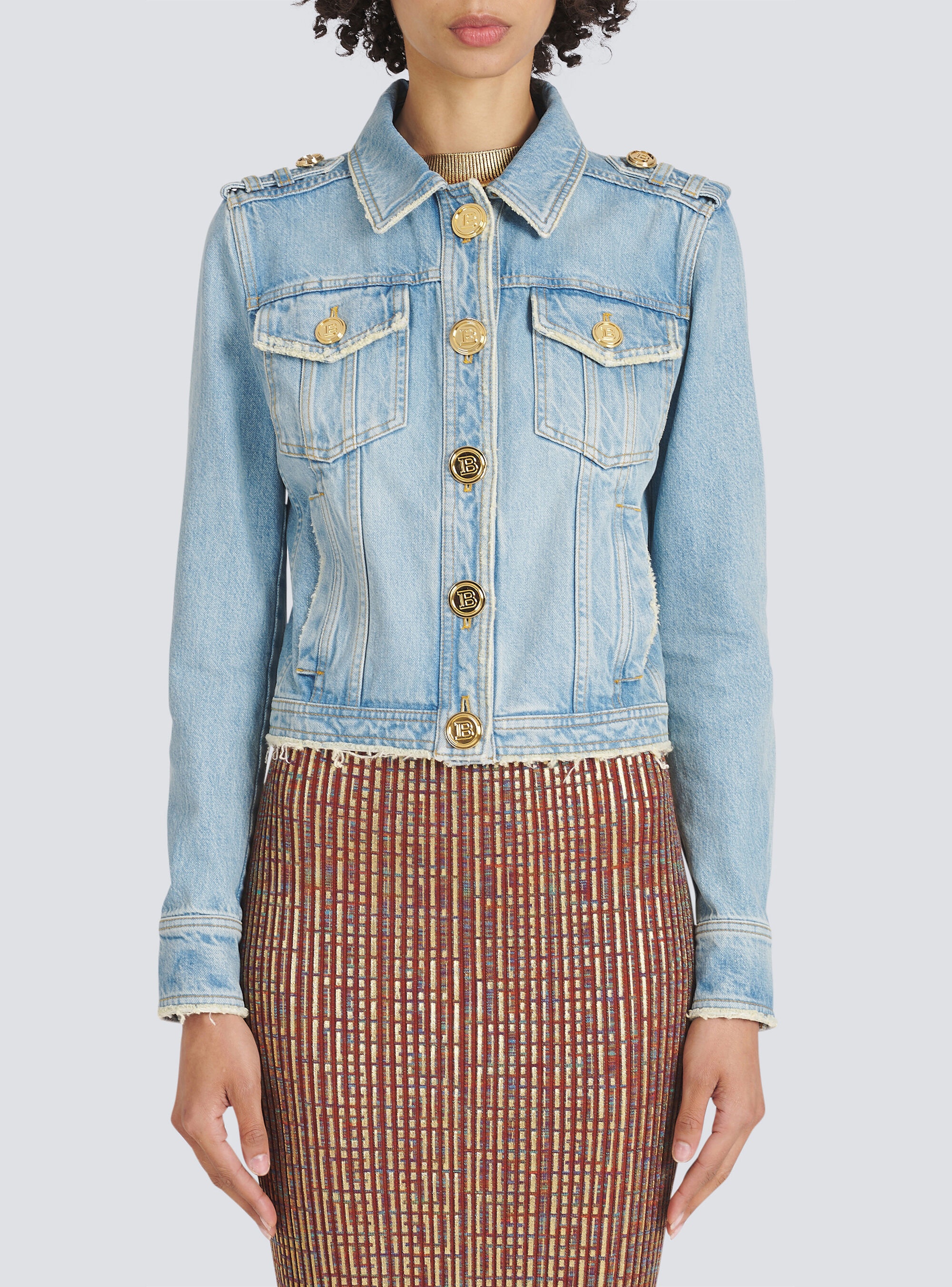 Vintage denim jacket - 7
