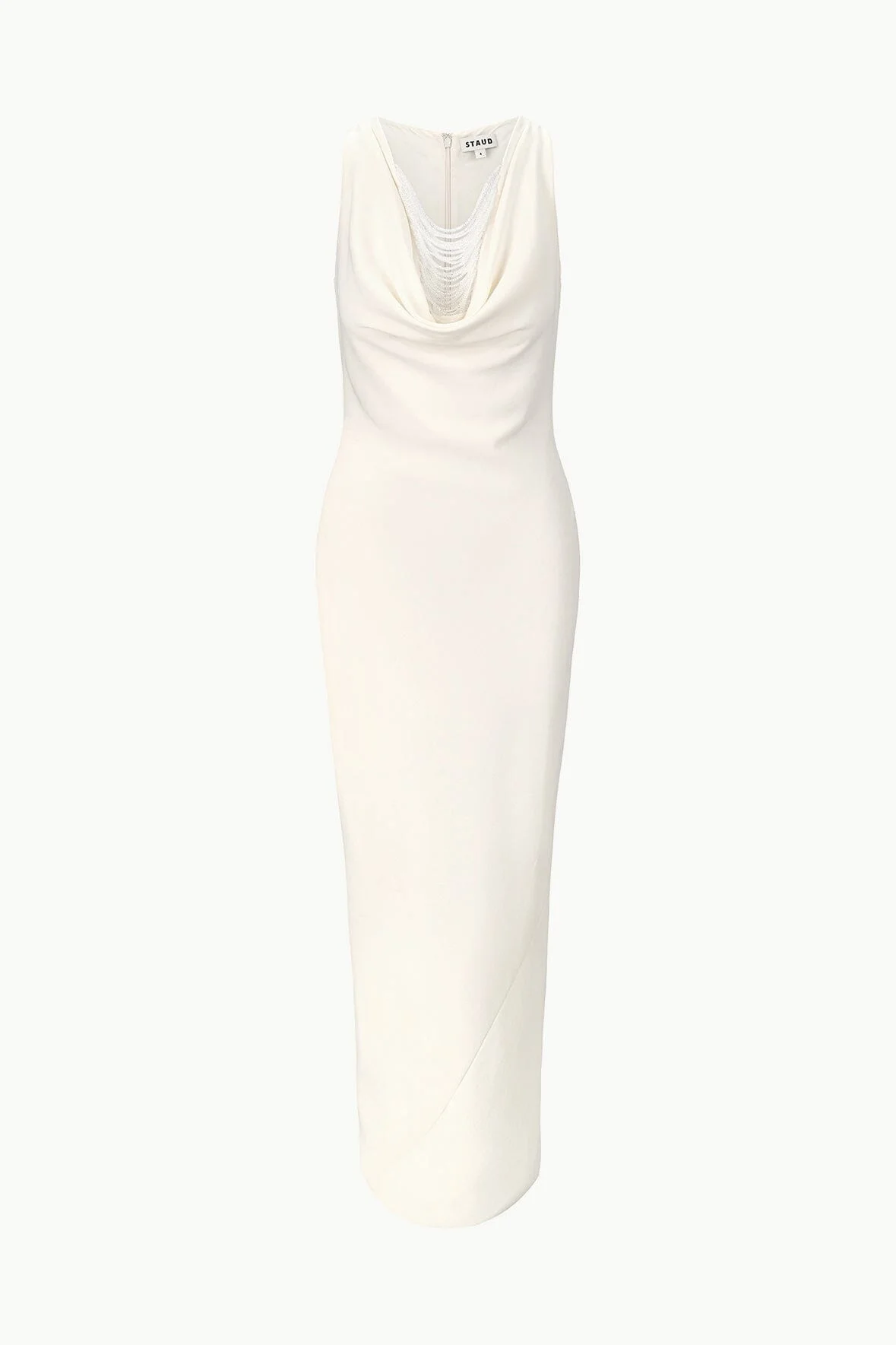 STAUD GIA DRESS IVORY - 1