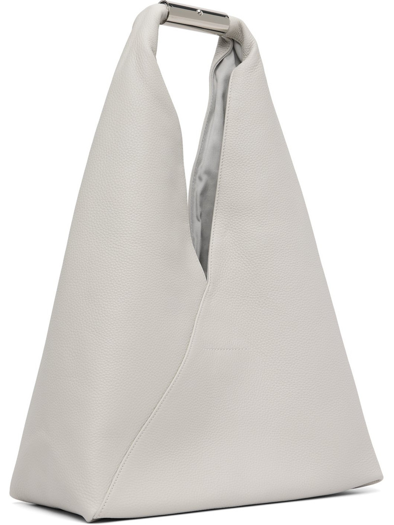 Gray Jewel Handle Classic Tote 3