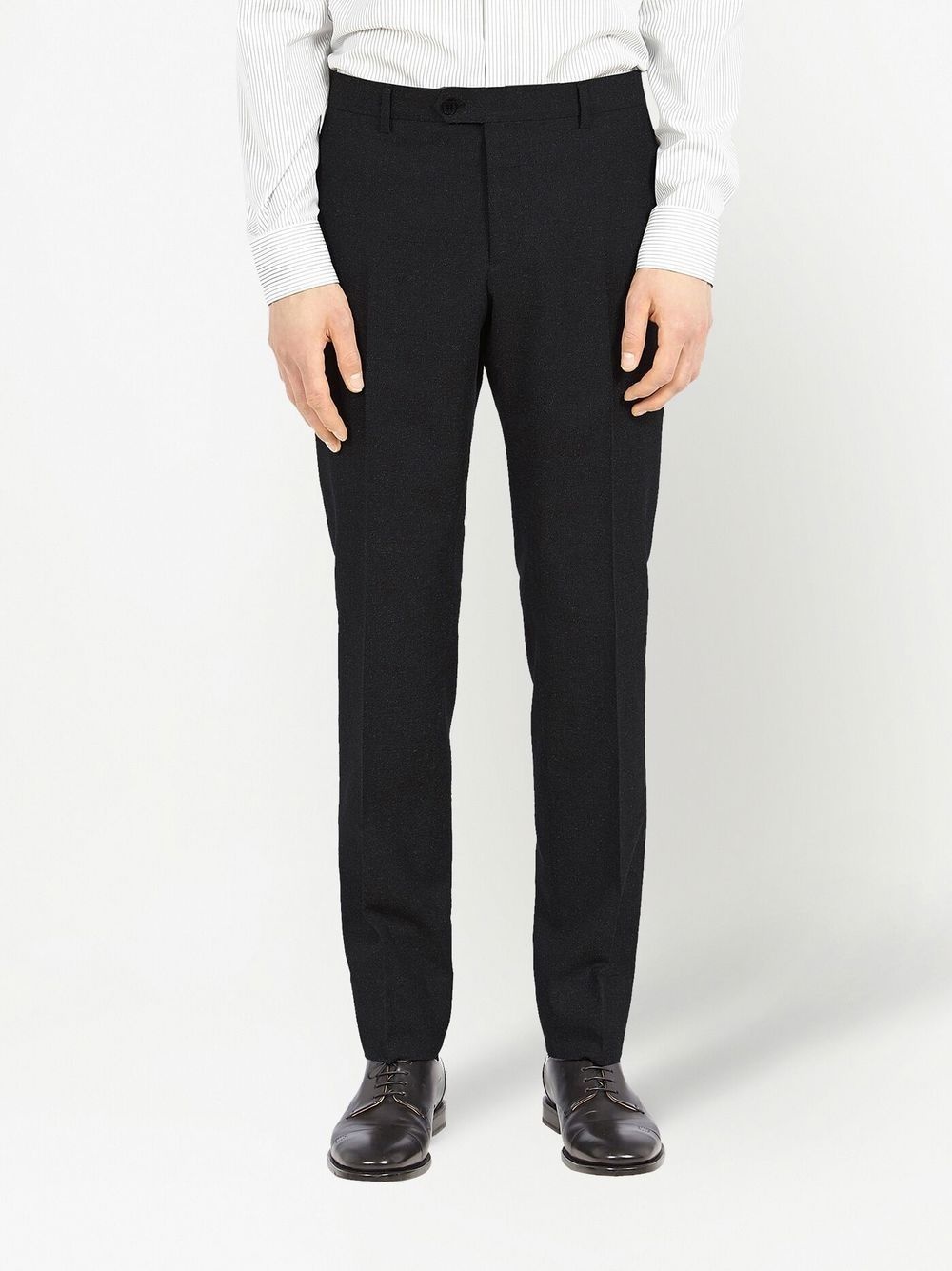 mid-rise straight-leg trousers - 2