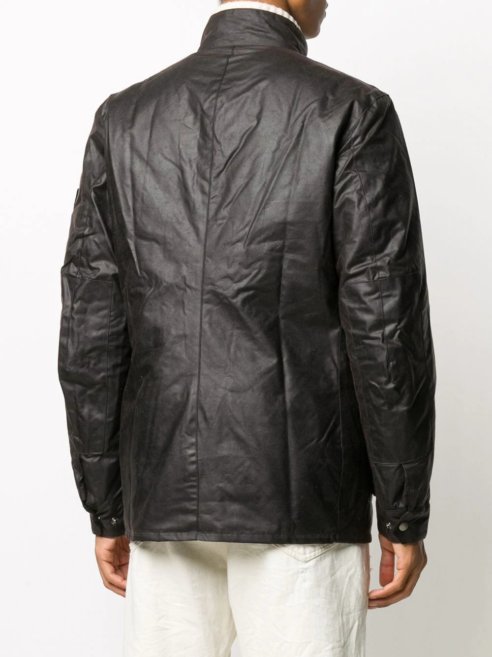 waxed classic jacket - 4