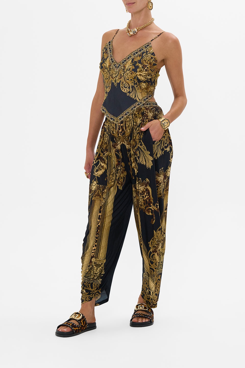 SPLIT HEM JERSEY PANT - 4