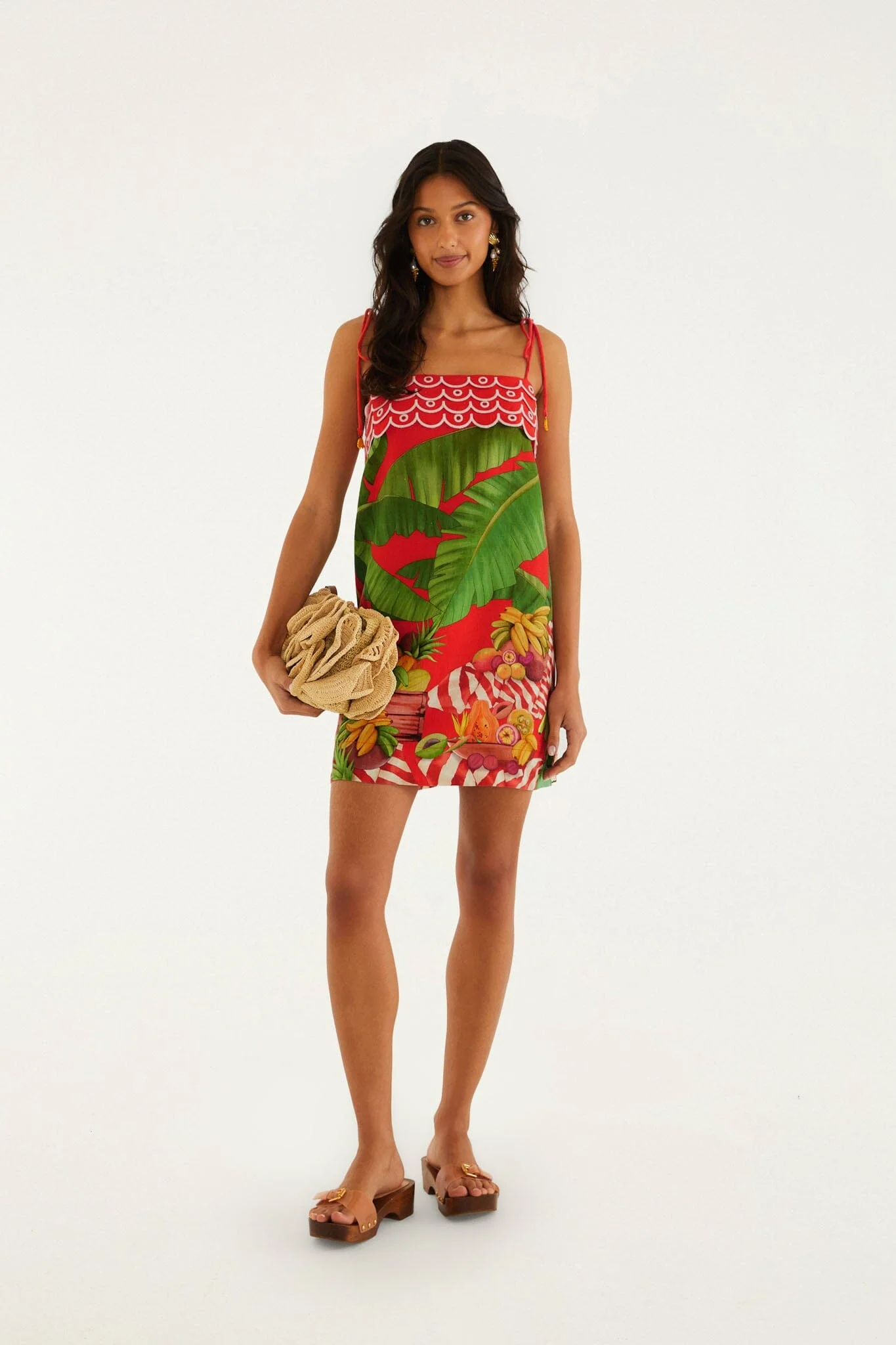 Fruit Trolley Red Mini Dress - 1