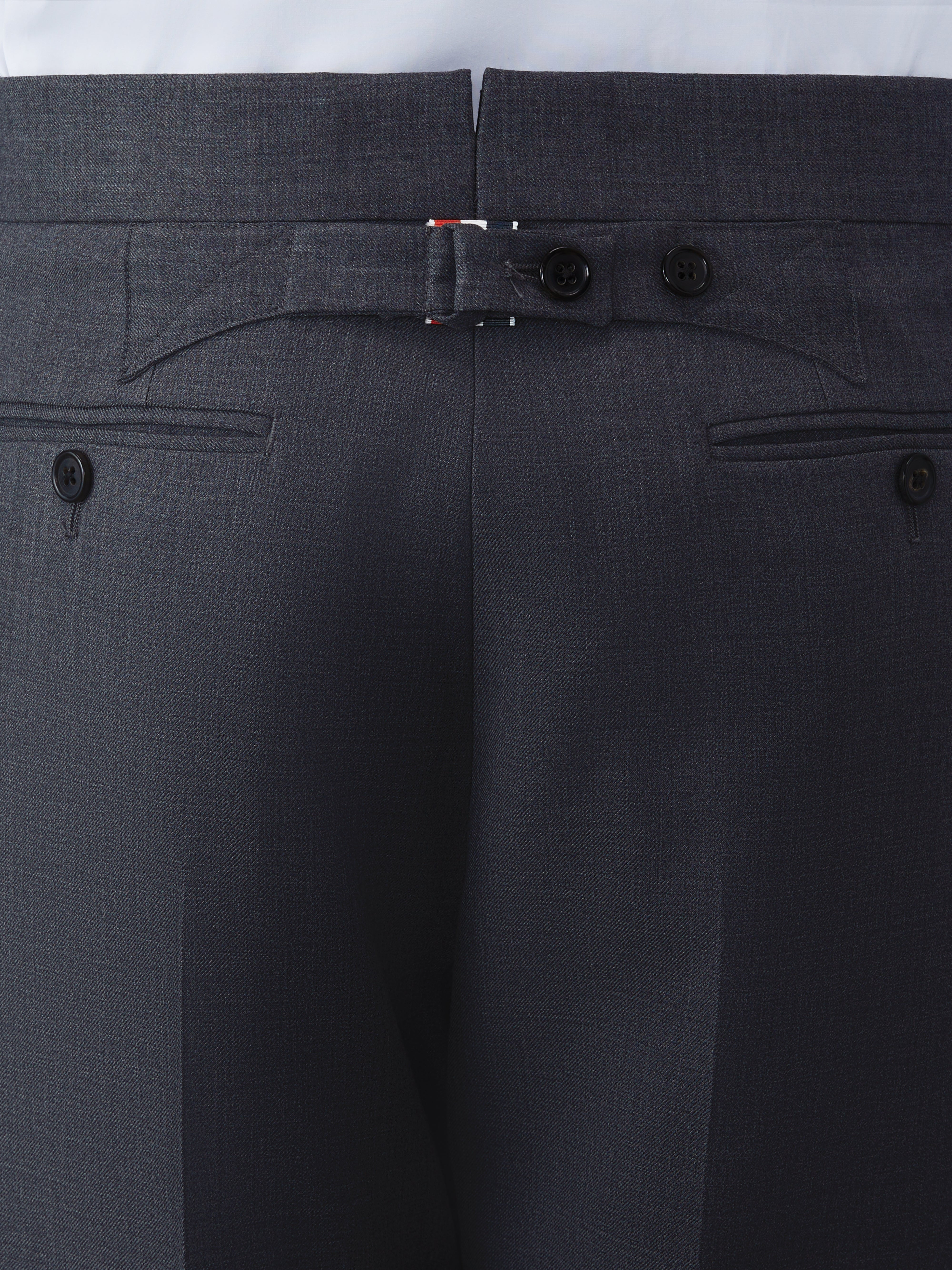 Medium Grey Super 120s Wool Twill Classic Suit - 8