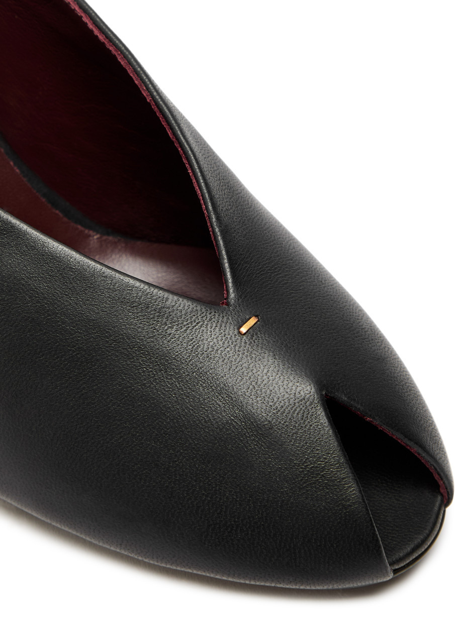 Khaite Cloak 75 Leather Mule - 4