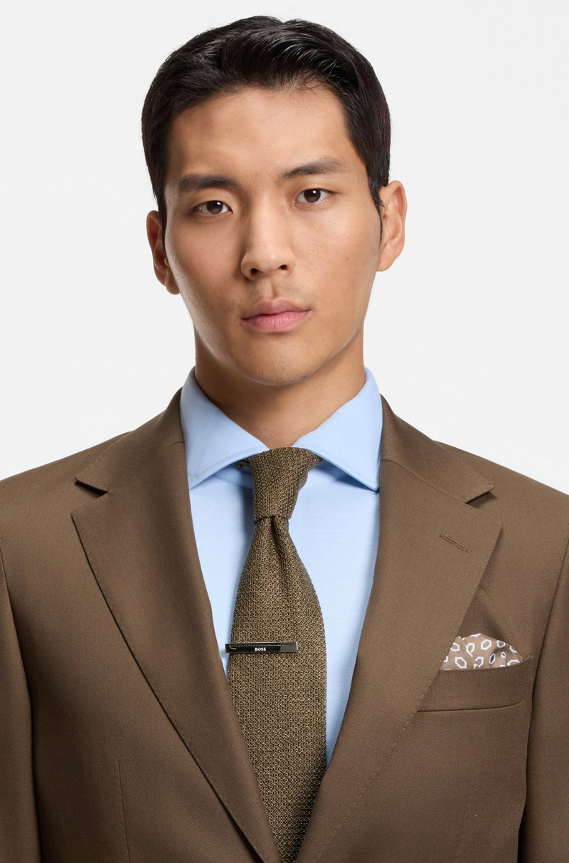 BOSS KNITTED TIE IN SILK outlook