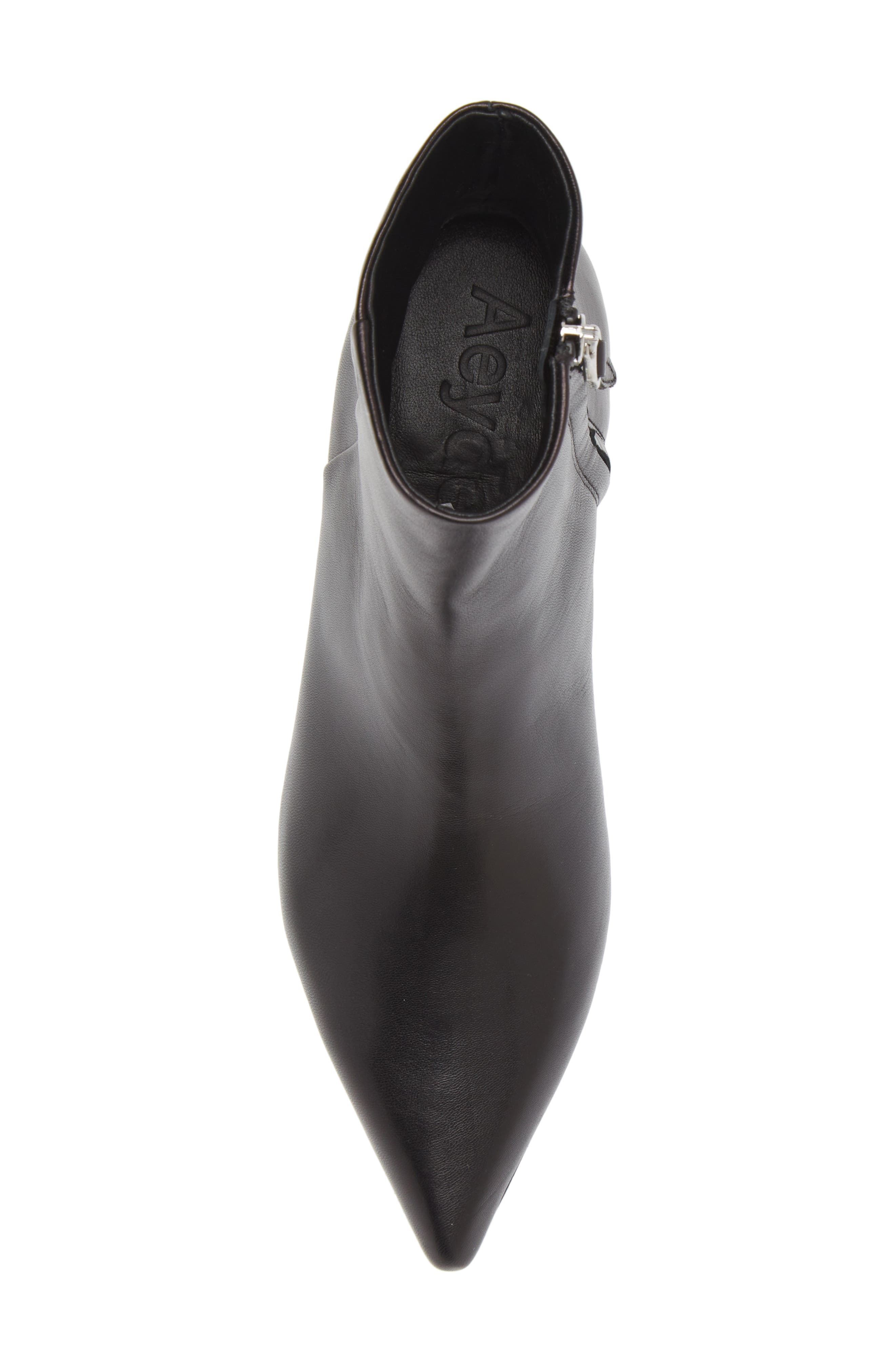 aeyde Sofie Pointed Toe Bootie in Black at Nordstrom - 5