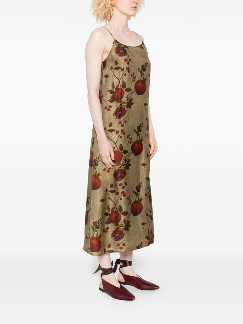 pomegranate-print slip midi dress 3