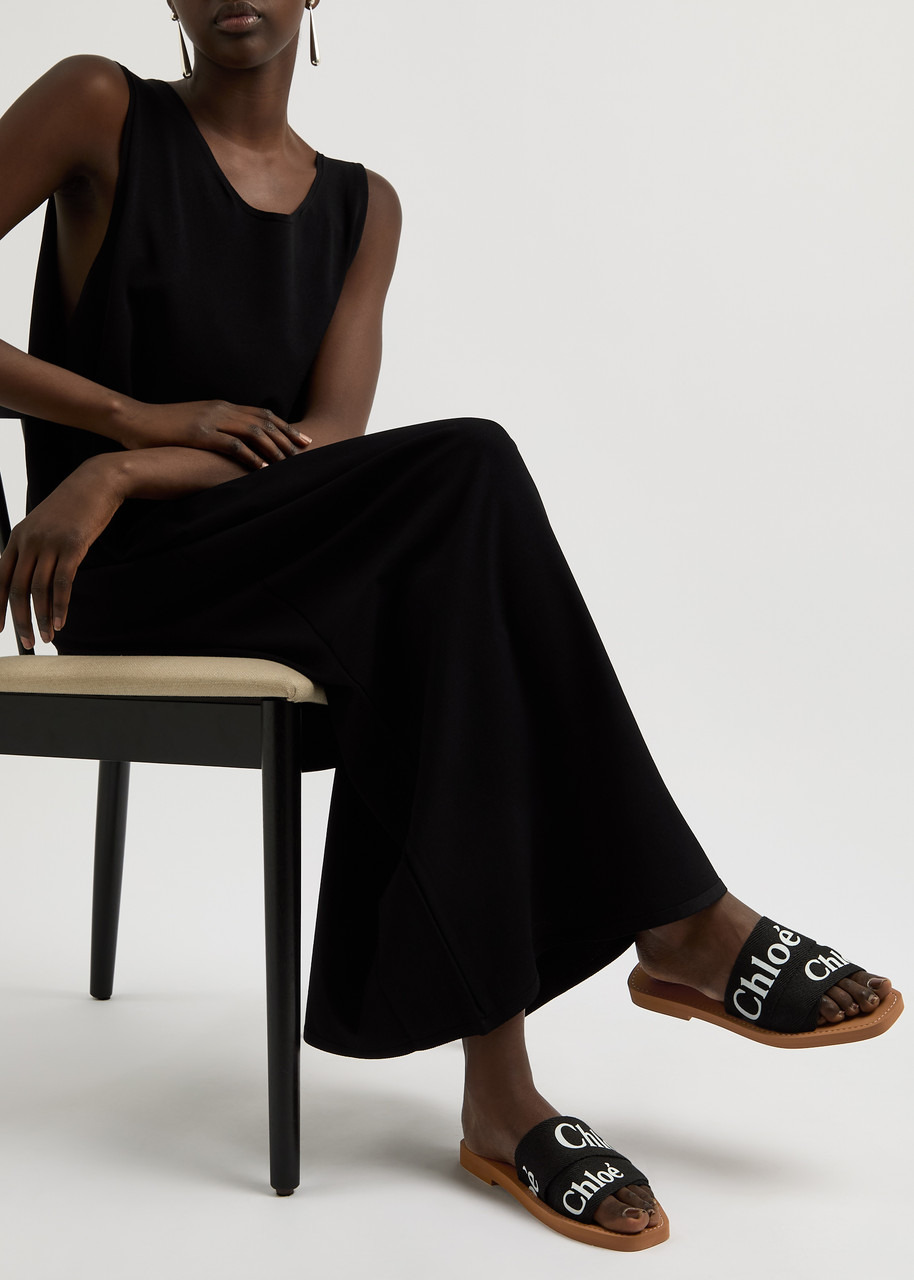 Woody logo-print sliders - 5