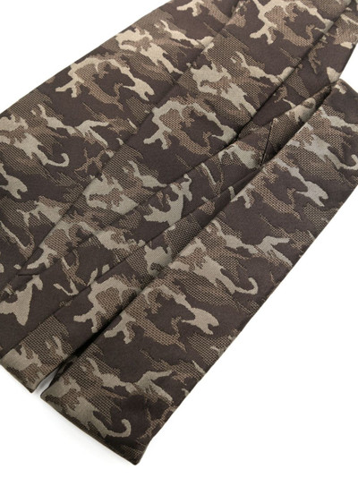 Givenchy camouflage-pattern silk tie outlook