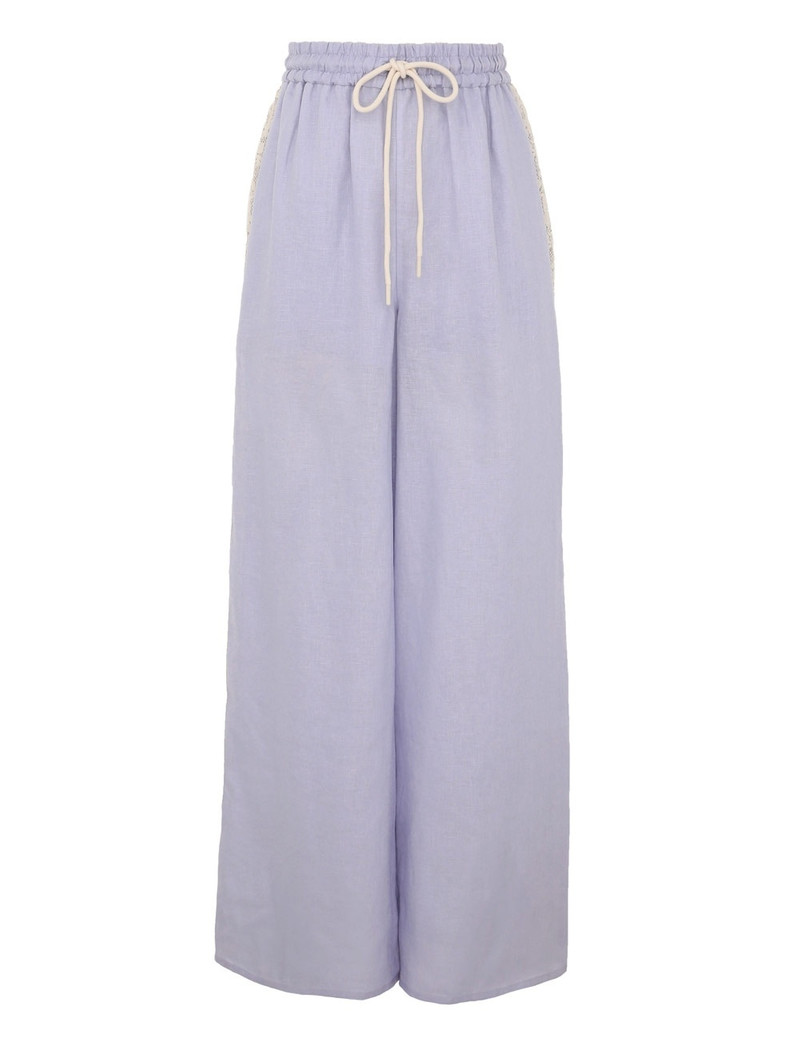 EVERLEY LACE TRIM PANT 1