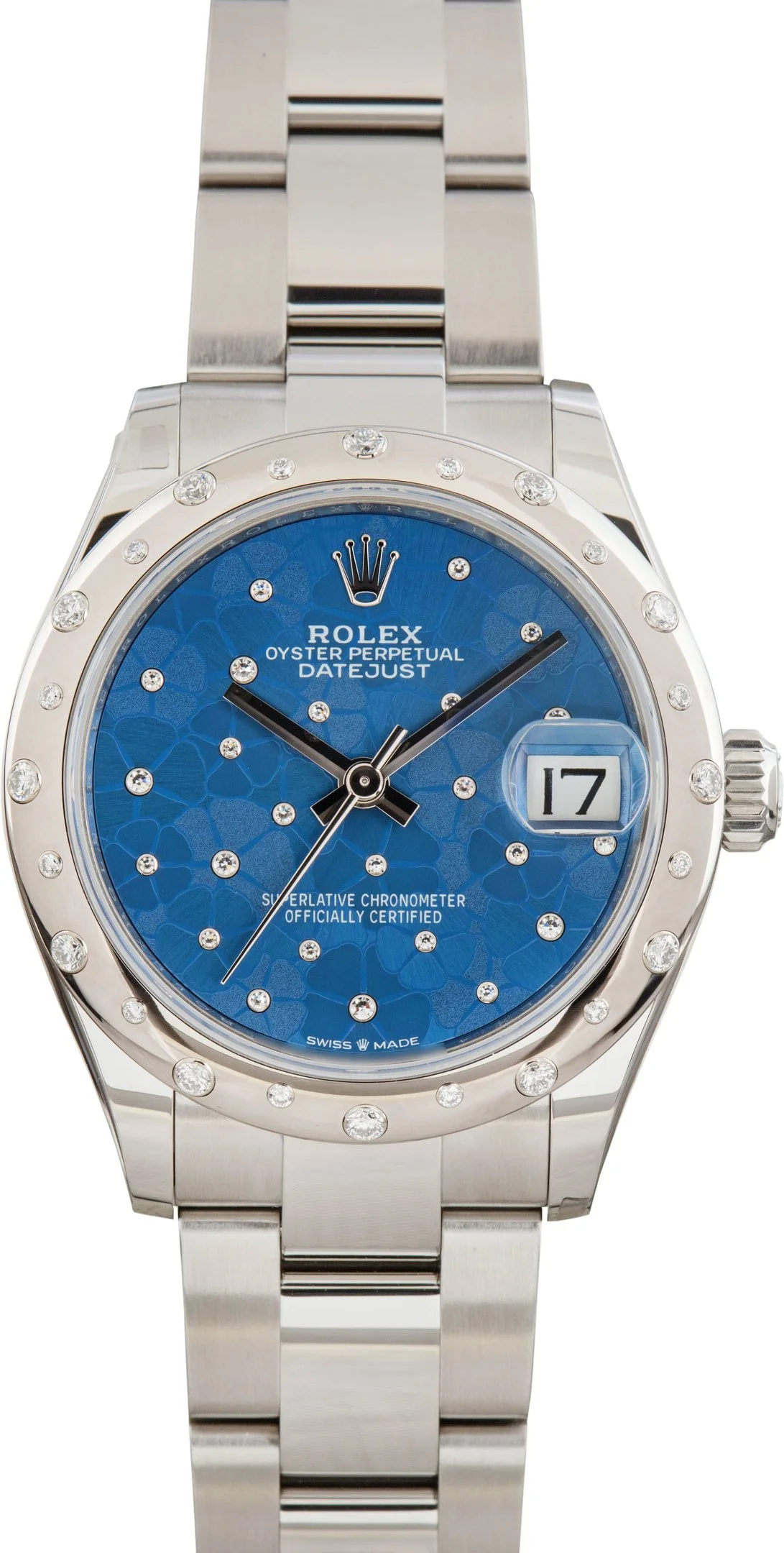 Rolex Datejust 31 278344 Blue Floral Diamond Dial - 1