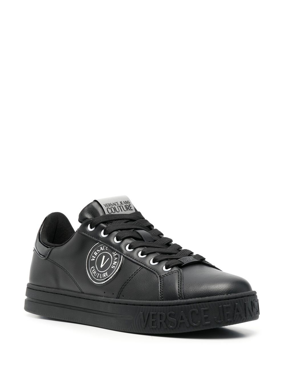 V-Emblem Court 88 leather sneakers - 2