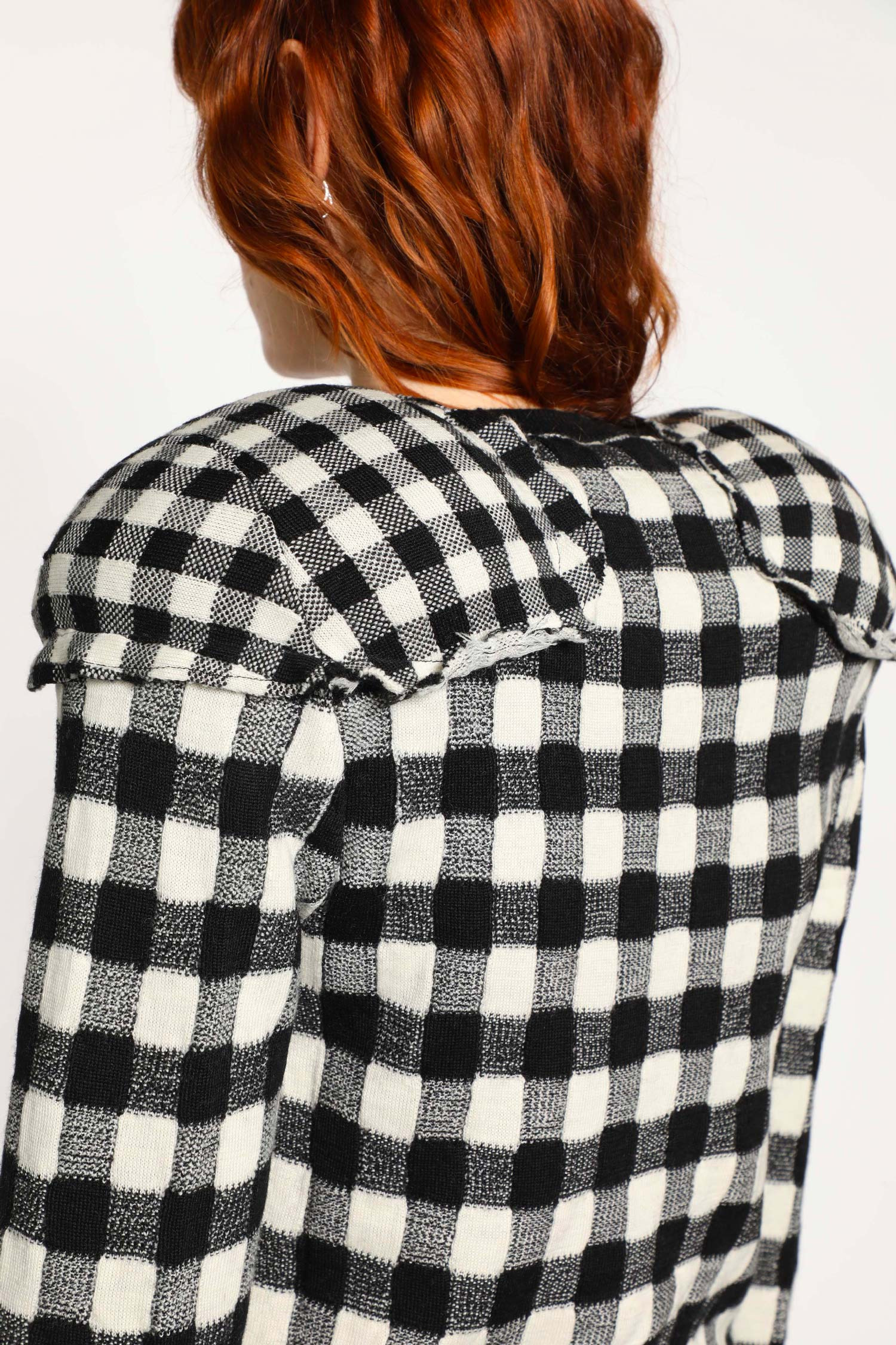Check Wool Sweater - 4