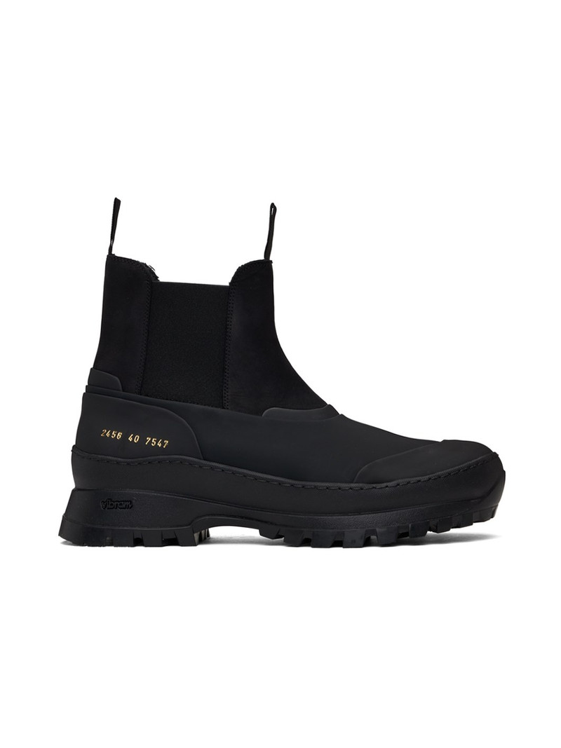 Black Hiker Chelsea Boots 1