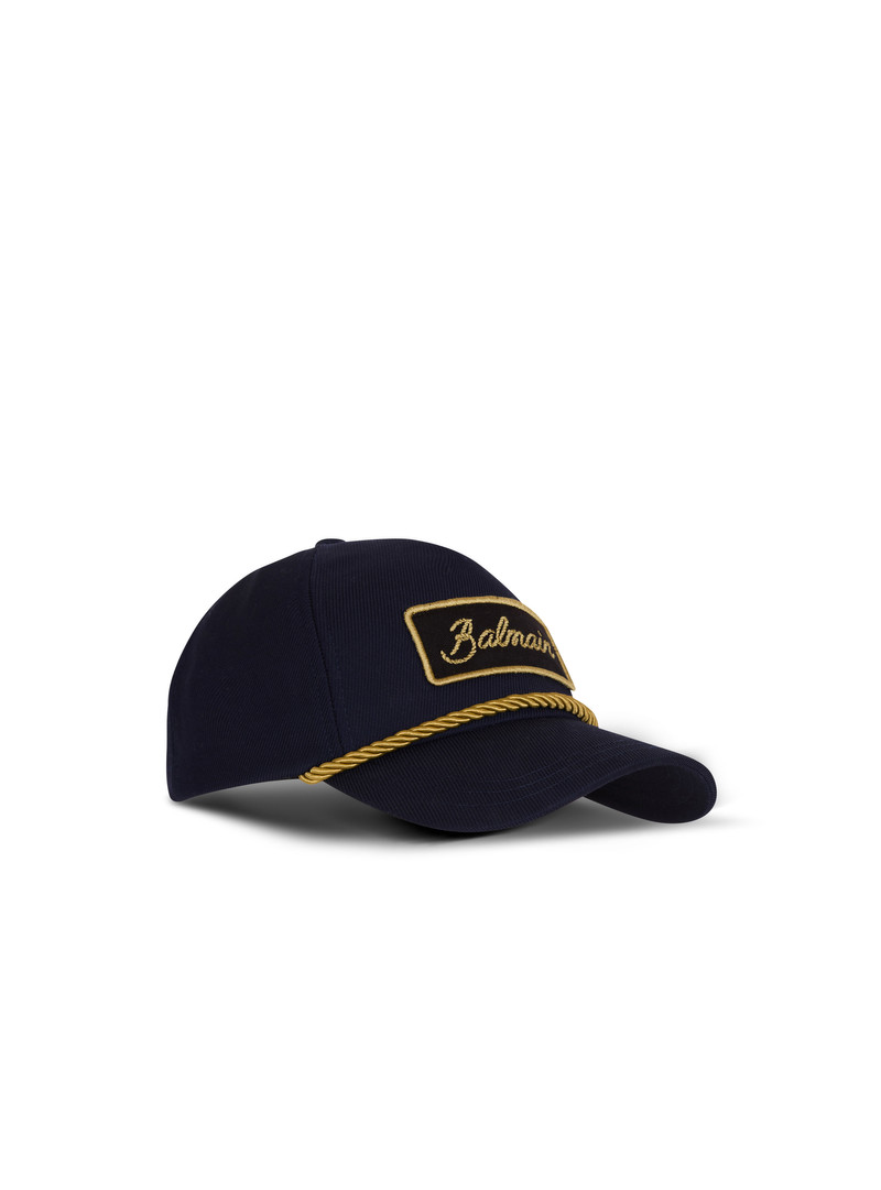 Cotton cap with cord 3
