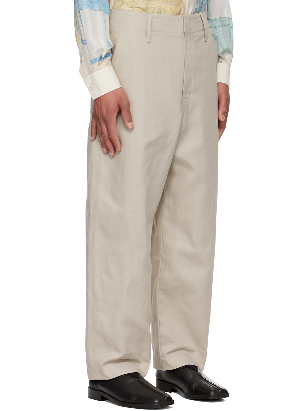 Taupe Big Chino Trousers - 2