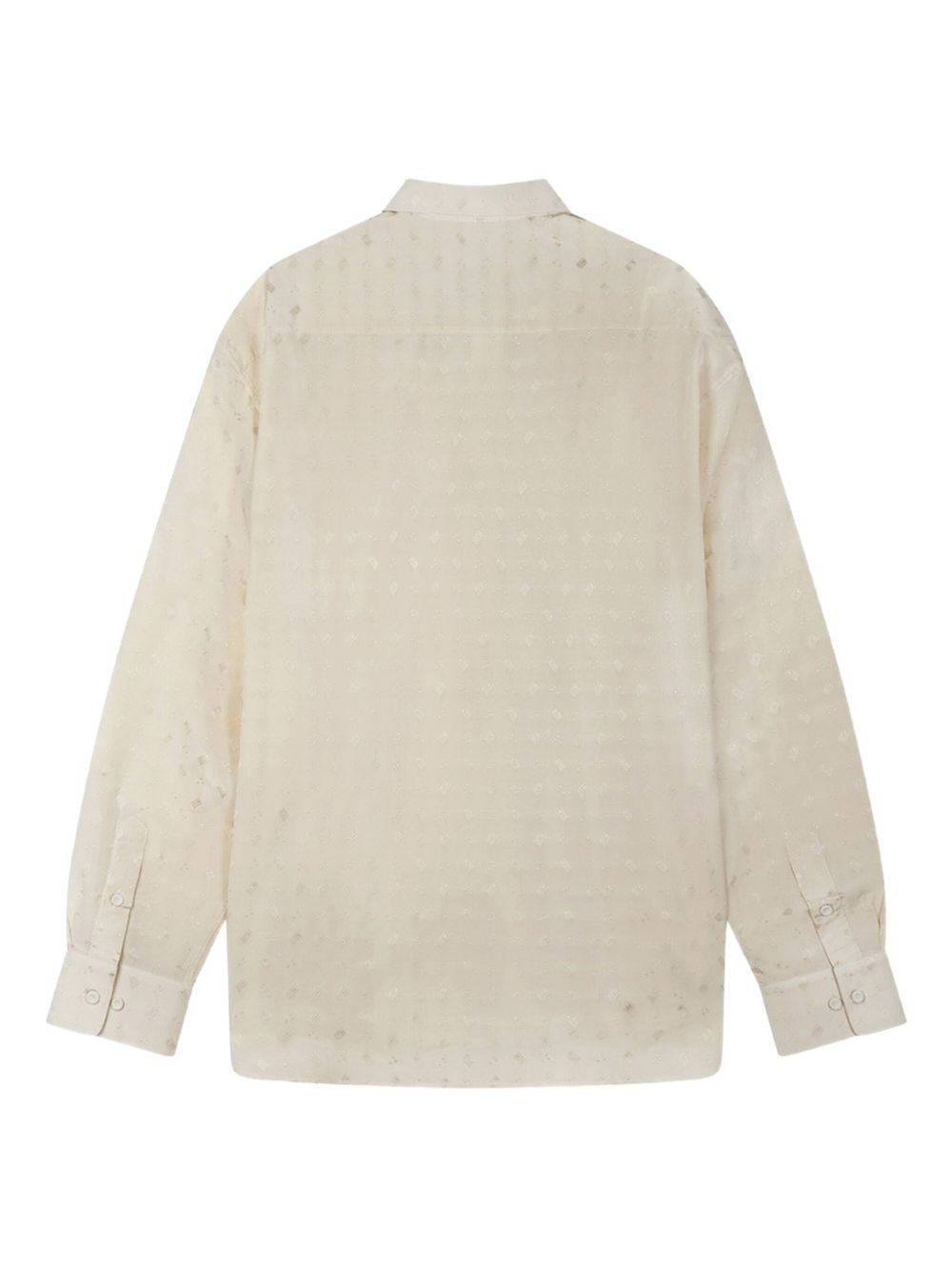 geometric-jacquard shirt - 2
