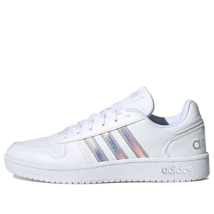 (WMNS) adidas Hoops 2.0 'White Silver' FW3535 - 1