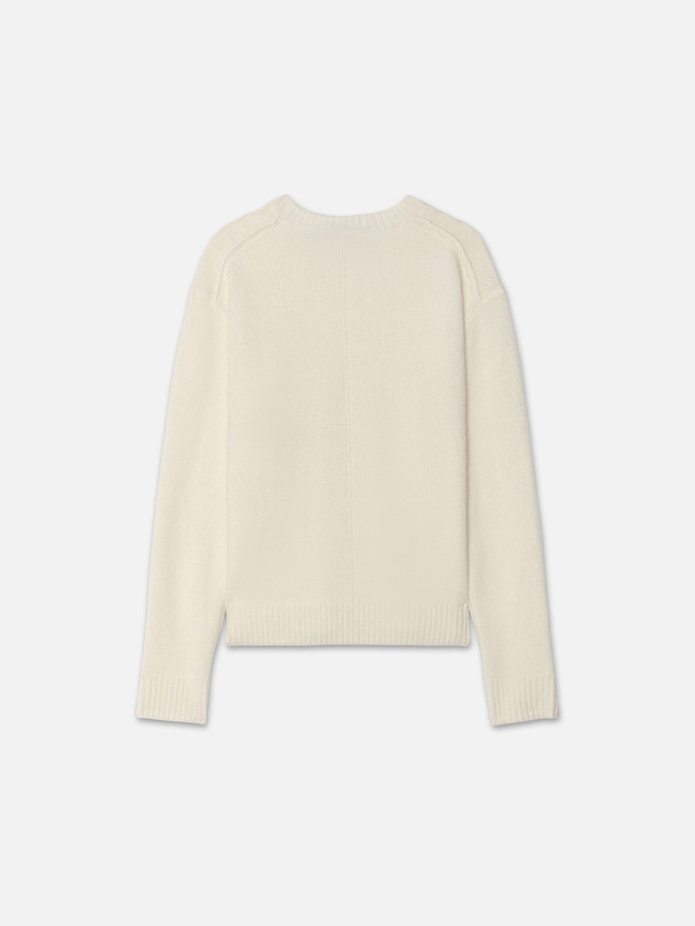 Lightweight Cashmere Silk Sweater in Vanilla - 3