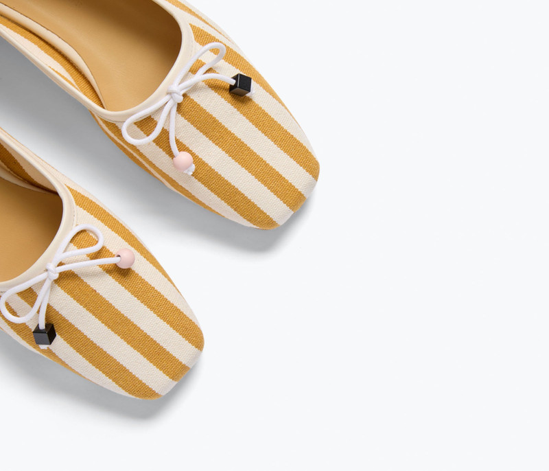 JADA SQUARE TOE BALLET FLAT 4