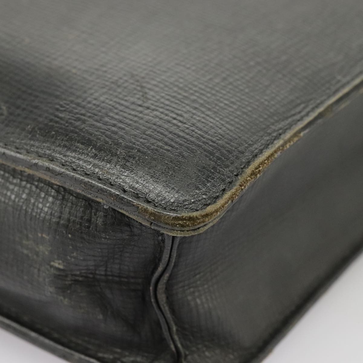 Burberry Business Bag Leather Black Gold - 15