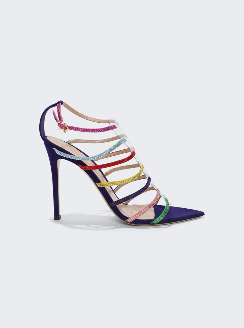 Camoscio Heeled Sandals Multicolor 1